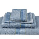 Pip Studio Pip Studio Soft Zellige douchelaken Blauw Grijs 70x140 cm