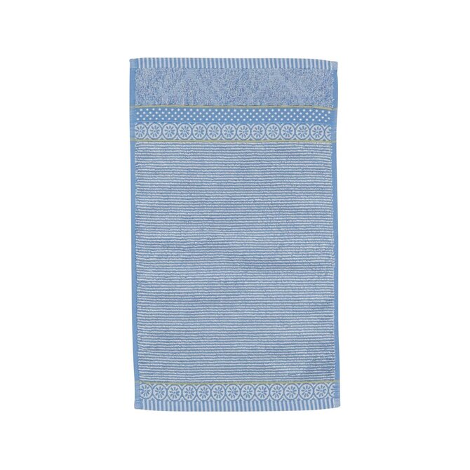 Pip Studio Soft Zellige douchelaken Blauw Grijs 70x140 cm