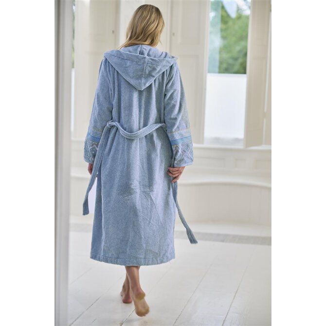 Pip Studio Soft Zellige Bathrobe Blue Grey XS
