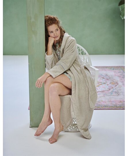 Pip Studio Soft Zellige Bathrobe Khaki L