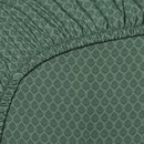 Pip Studio Pip Studio Thousand Leaves hoeslaken  Groen 100x200 cm Hoekhoogte 25 cm