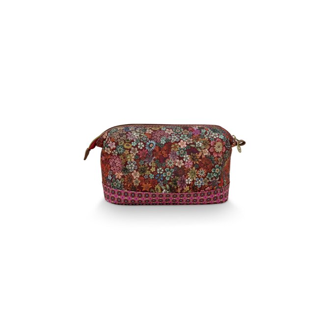 Pip Studio Cooper Cosmetic Purse Large Tutti i Fiori Pink 26x18x12cm Pip Studio Cooper Cosmetic Purse Large Tutti i Fiori Pink 26x18x12cm