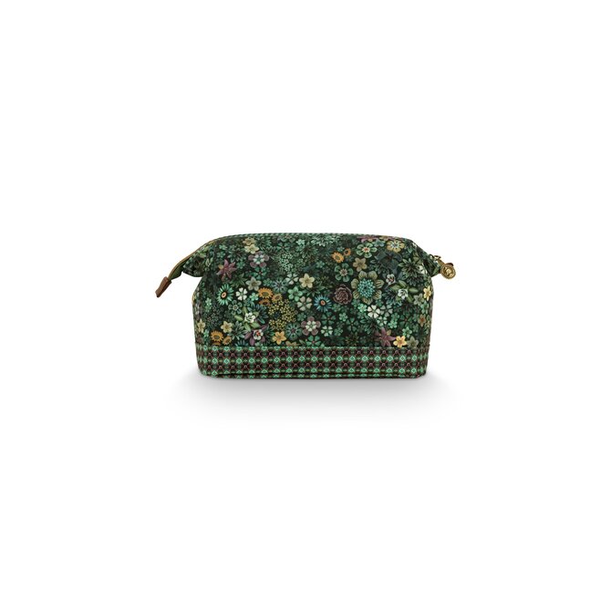 Pip Studio Cooper Cosmetic Purse Large Tutti i Fiori Green 26x18x12cm Pip Studio Cooper Cosmetic Purse Large Tutti i Fiori Green 26x18x12cm