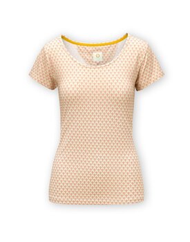 Pip Studio Tilly Short Sleeve Top Mi Vida Pink L