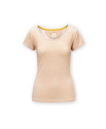 Pip Studio Tilly Short Sleeve Top Mi Vida Pink S