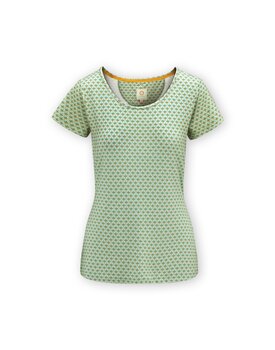 Pip Studio Tilly Short Sleeve Top Mi Vida Green S