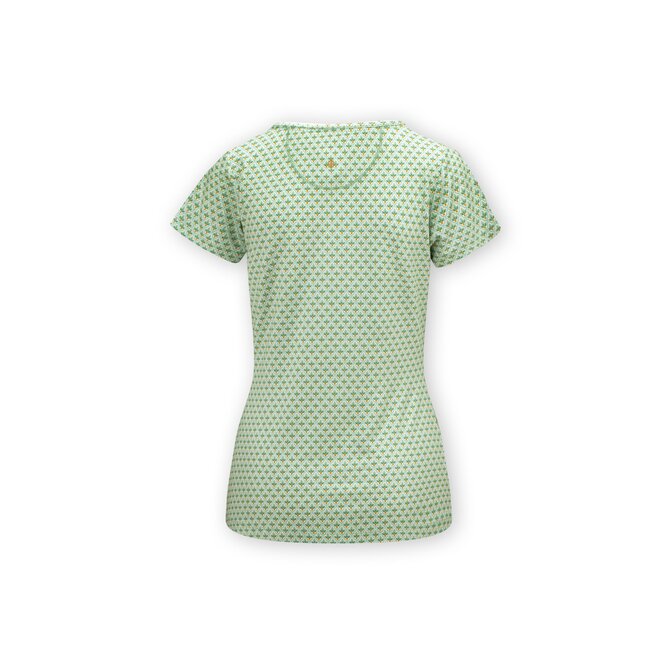 Pip Studio Tilly Short Sleeve Top Mi Vida Green S Pip Studio Tilly Short Sleeve Top Mi Vida Green S