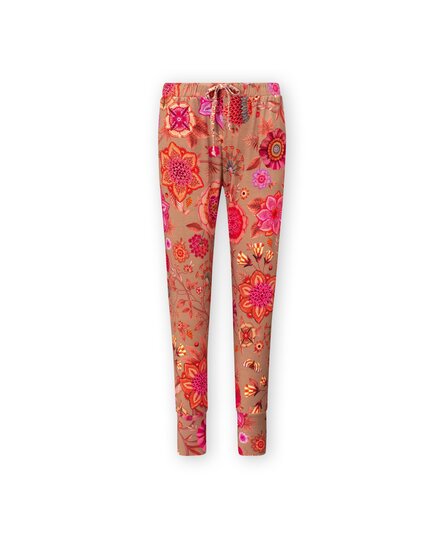 Pip Studio Bobien Long Trousers Viva las Flores Pink M