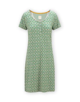 Pip Studio Daisy Short Sleeve Nightdress Verano Green M