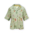 Pip Studio Pip Studio Flora Short Sleeve Top La Dolce Vita Light Green S