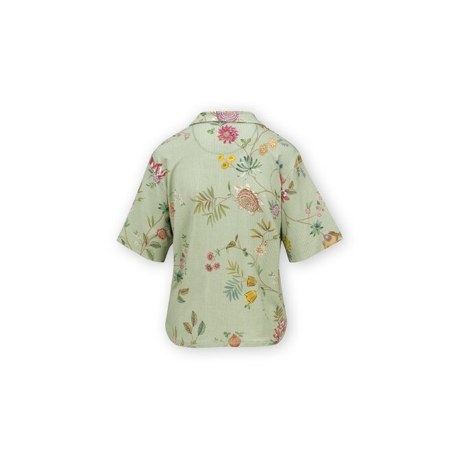 Pip Studio Flora Short Sleeve Top La Dolce Vita Light Green S Pip Studio Flora Short Sleeve Top La Dolce Vita Light Green S