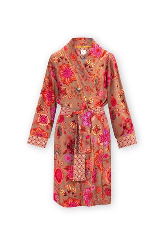 Pip Studio Pip Studio Nisha Kimono Viva las Flores Pink L