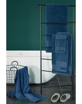 Beddinghouse Sheer Handdoek  Donker Blauw 50x100 cm