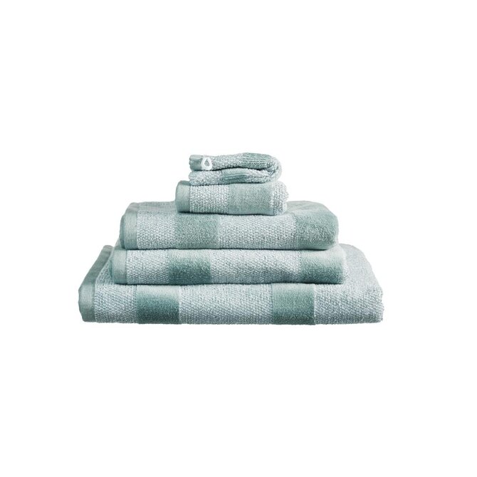 Beddinghouse Sheer Stripe Handdoek  Groen 60x110 cm