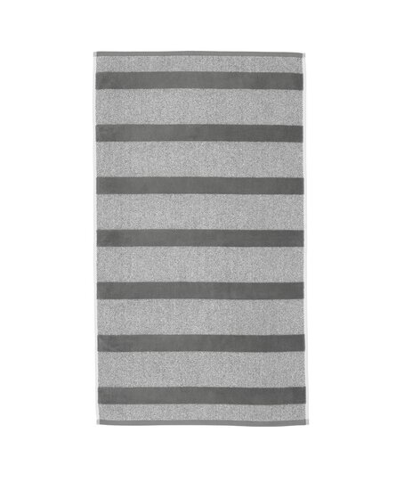Beddinghouse Sheer Stripe Handdoek  Antraciet 60x110 cm