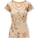 Pip Studio Pip Studio Toy Short Sleeve Top Amor de Dios Sand M