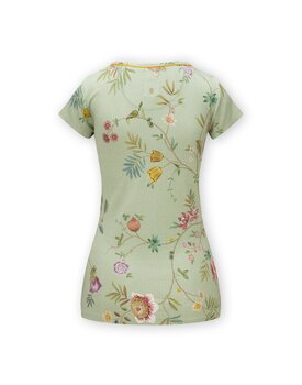 Pip Studio Toy Short Sleeve Top La Dolce Vita Light Green M