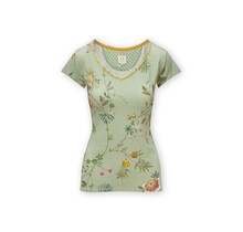 Pip Studio Toy Short Sleeve Top La Dolce Vita Light Green S