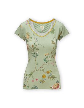 Pip Studio Toy Short Sleeve Top La Dolce Vita Light Green S