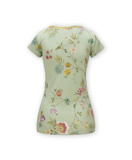 Pip Studio Toy Short Sleeve Top La Dolce Vita Light Green S