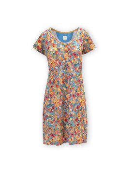 Pip Studio Djoy Short Sleeve Nightdress Tutti i Fiori Light Blue S