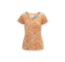 Pip Studio Tilly Short Sleeve Top Alba Khaki S