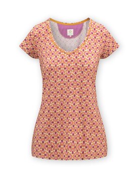 Pip Studio Toy Short Sleeve Top Verano Lilac M