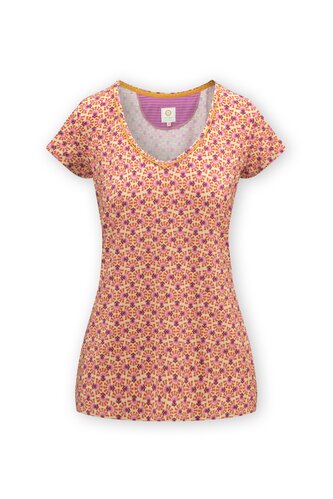 Pip Studio Pip Studio Toy Short Sleeve Top Verano Lilac L