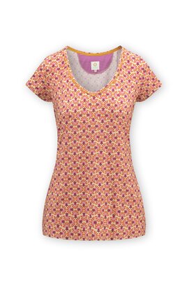 Pip Studio Toy Short Sleeve Top Verano Lilac S