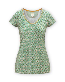 Pip Studio Toy Short Sleeve Top Verano Green S