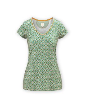 Pip Studio Toy Short Sleeve Top Verano Green S