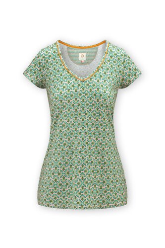 Pip Studio Pip Studio Toy Short Sleeve Top Verano Green S