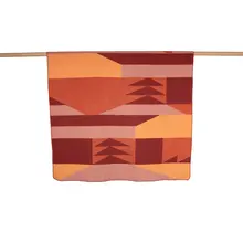 David Fussenegger SILVRETTA Plaid "Abstrakt" 140x200 bordeaux