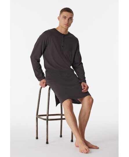 Schiesser Nightshirt 1/1 anthracite 180264 50/M