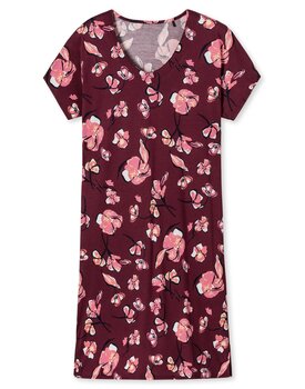 Schiesser Nachthemd korte mouw plum 176981 42/XL