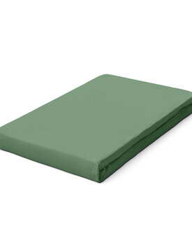 Schlafgut Pure Jersey Hoeslaken XL - 180x200 - 200x220 665 Green Mid