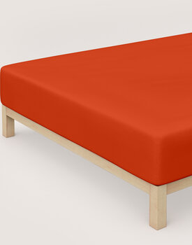 Schlafgut Pure Jersey Boxspring Hoeslaken L - 140x200 - 160x220 269 Red Mid