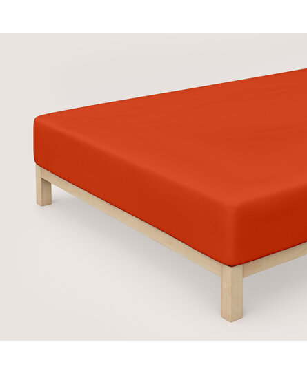 Schlafgut Pure Jersey Boxspring Hoeslaken L - 140x200 - 160x220 269 Red Mid