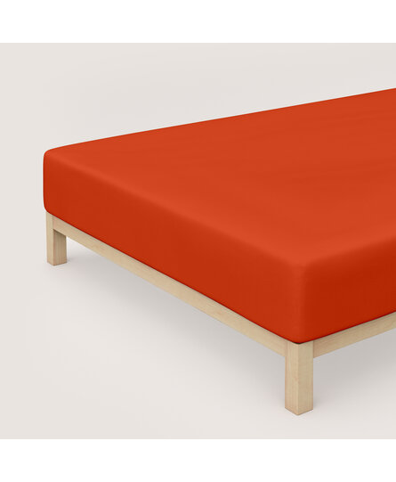 Schlafgut Pure Jersey Boxspring Hoeslaken M - 120x200 - 130x220 269 Red Mid