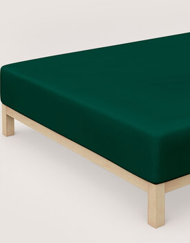 Schlafgut Pure Jersey Boxspring Hoeslaken XL - 180x200 - 200x220 690 Green Deep