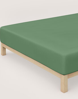 Schlafgut Pure Jersey Boxspring Hoeslaken XL - 180x200 - 200x220 665 Green Mid