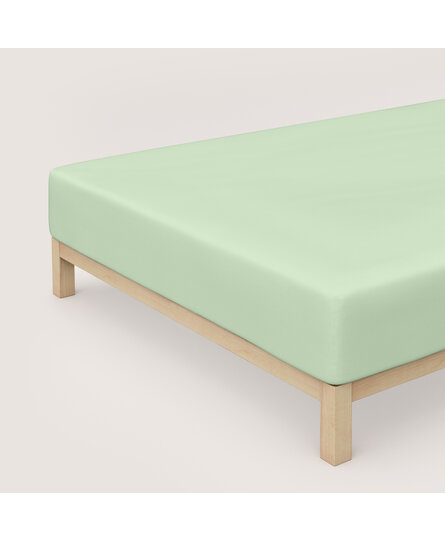 Schlafgut Pure Jersey Boxspring Hoeslaken S - 90x190 - 100x220 643 Green Light