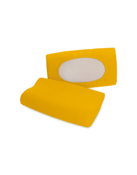 Schlafgut Pure flexible Kussensloop S-XL 196 Yellow Deep
