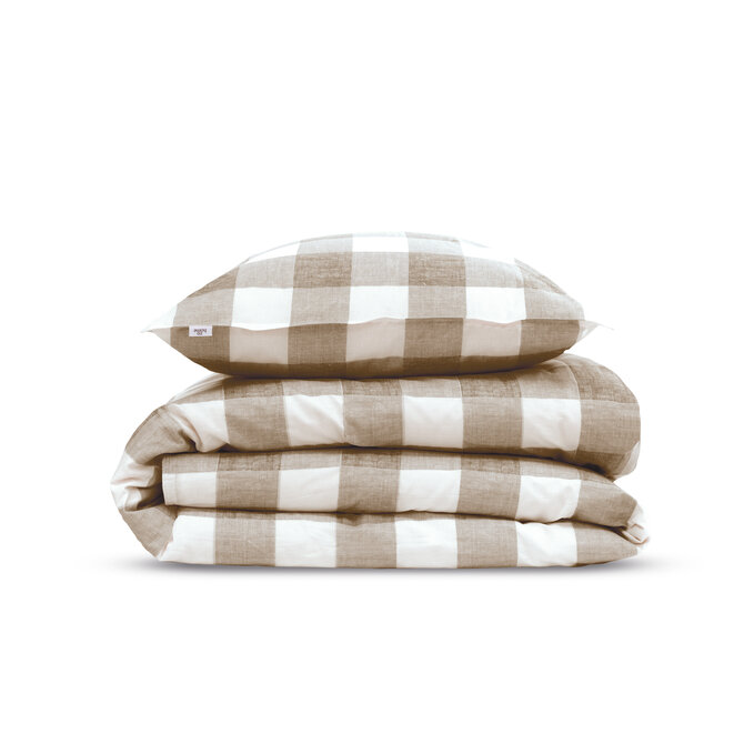 Zo! Home Quattro di Lino Dekbedovertrek 140x200/220 Sandy Beige Zo! Home Quattro di Lino Dekbedovertrek 140x200/220 Sandy Beige