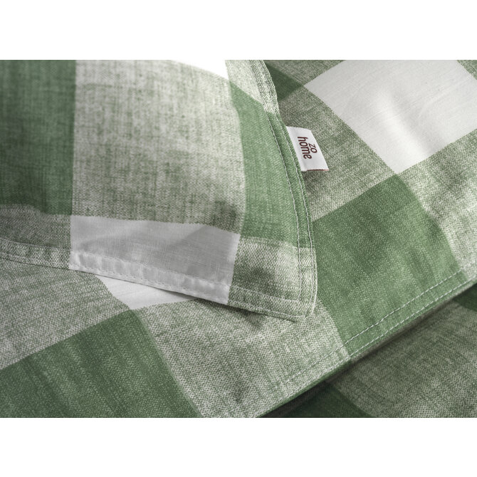 Zo! Home Quattro di Lino Dekbedovertrek 140x200/220 Moss Green Zo! Home Quattro di Lino Dekbedovertrek 140x200/220 Moss Green
