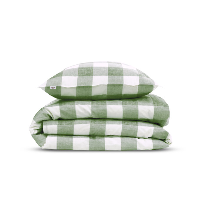 Zo! Home Quattro di Lino Dekbedovertrek 140x200/220 Moss Green Zo! Home Quattro di Lino Dekbedovertrek 140x200/220 Moss Green