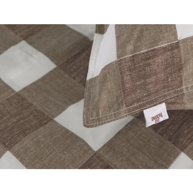 Zo! Home Quattro di Lino Dekbedovertrek 200x200/220 Palm Taupe Zo! Home Quattro di Lino Dekbedovertrek 200x200/220 Palm Taupe