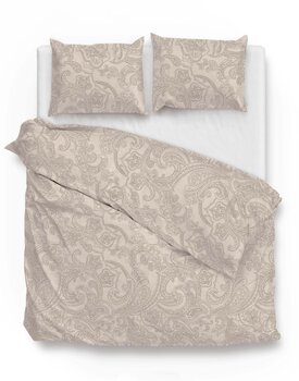 Zo! Home Paisley di Lino Dekbedovertrek 200x200/220 Sandy Beige