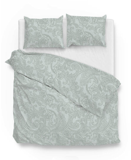 Zo! Home Paisley di Lino Dekbedovertrek 140x200/220 Mint Green