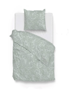 Zo! Home Paisley di Lino Dekbedovertrek 140x200/220 Mint Green